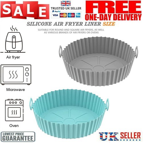 2x silicone air fryer pots for Ninja