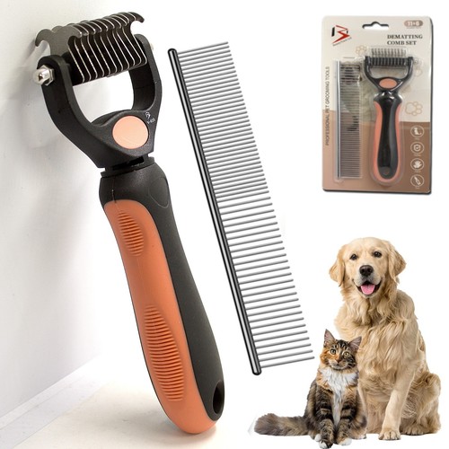 Undercoat rake and dematting comb